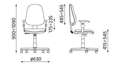 Wymiary krzesła Comfort