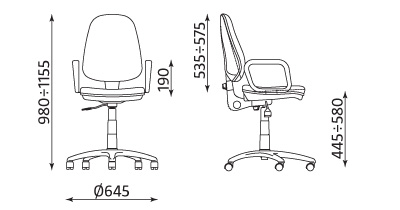 Wymiary krzesła Grand