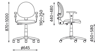 Wymiary krzesła Smart