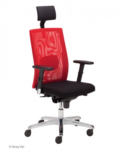 Krzesło obrotowe SIT NET HRU LU R15K chrome steel36 chrome