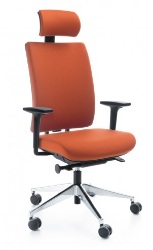Krzesło obrotowe VERIS 11SFL P51PU chrom