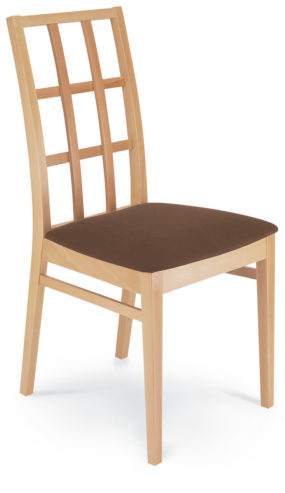 Bergamo 1B drewniane krzesło do kawiarni